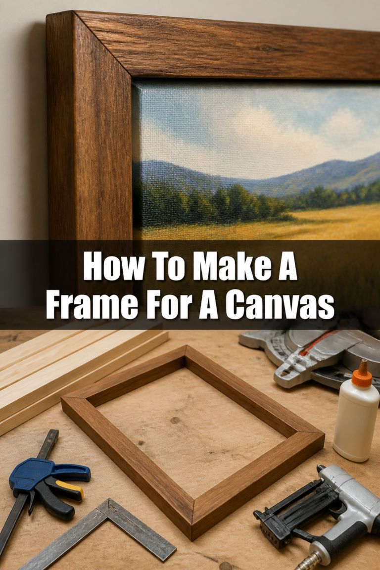 🖼️ How To Make A Frame For A Canvas