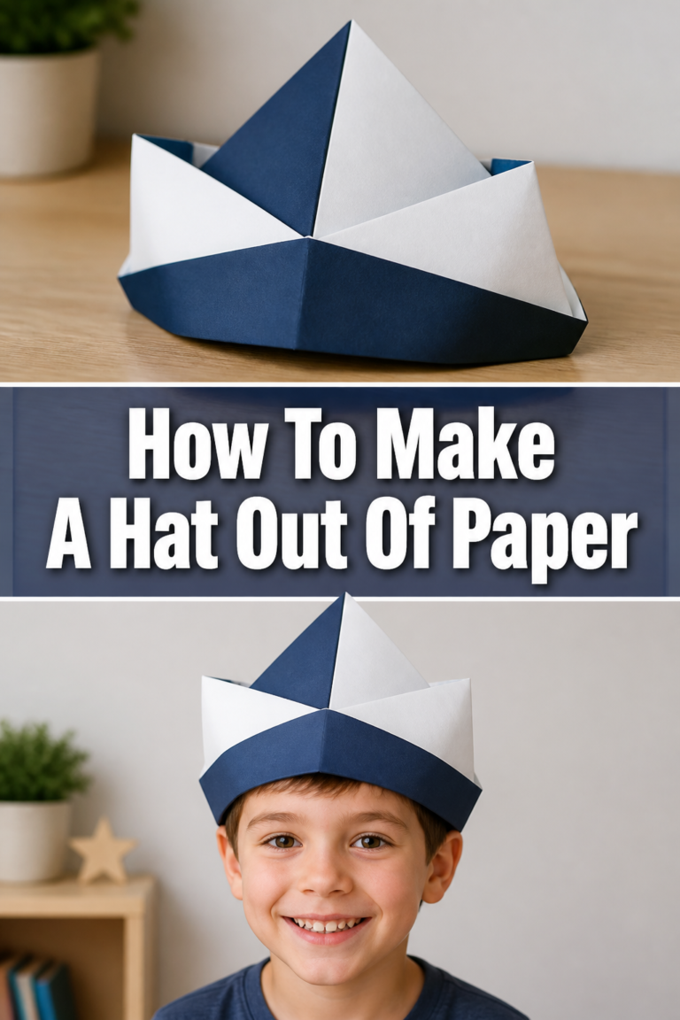 🎩 How To Make A Hat Out Of Paper