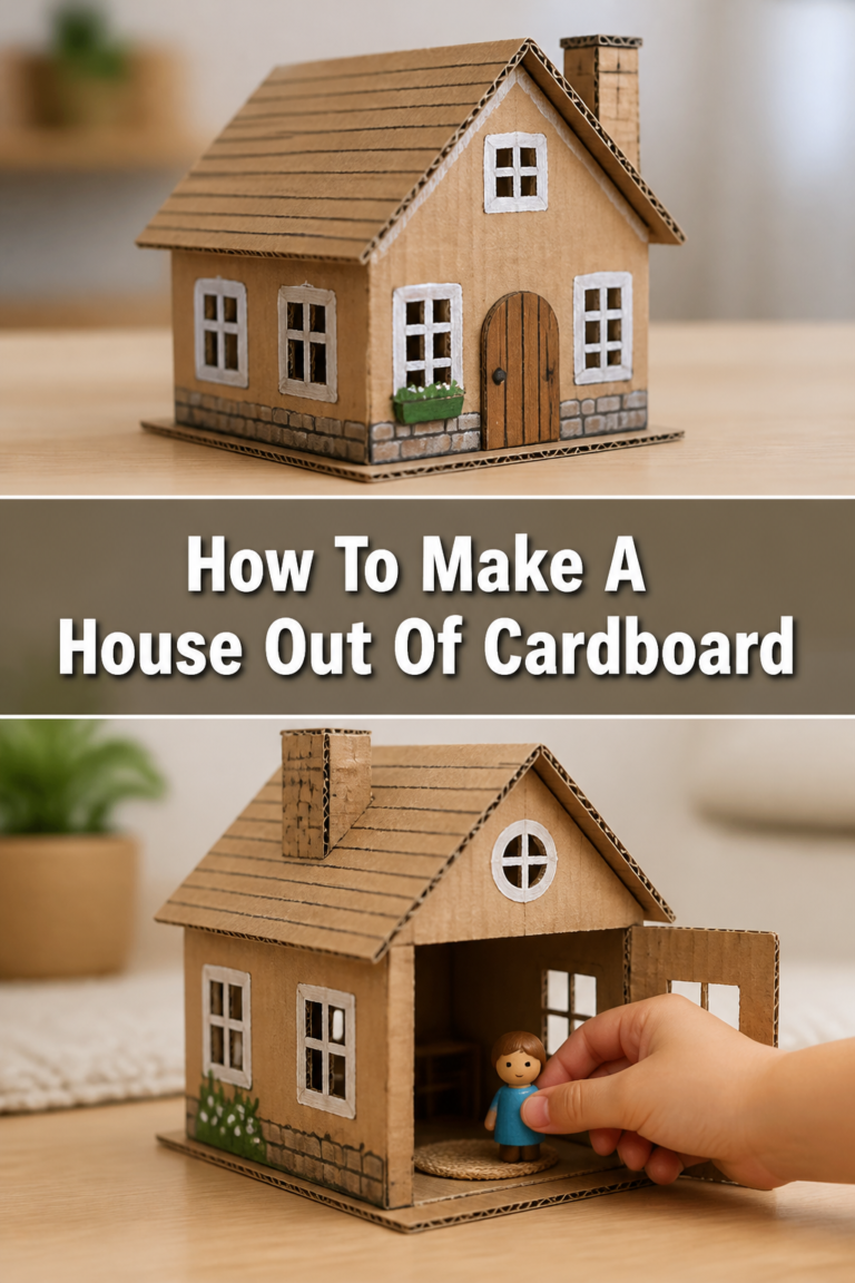 ✨ How To Make A House Out Of Cardboard