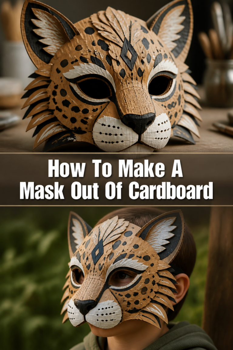 ✨ How To Make A Mask Out Of Cardboard