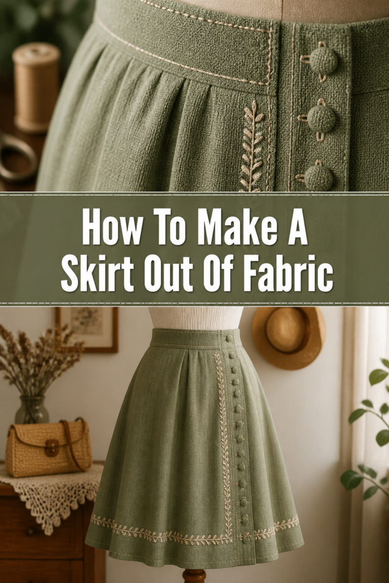 🧵 How To Make A Skirt Out Of Fabric