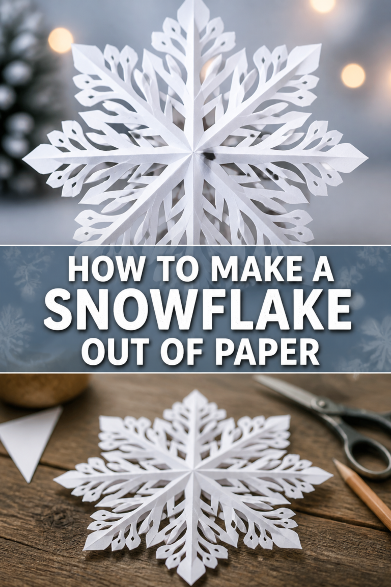 ❄️ How To Make A Snowflake Out Of Paper