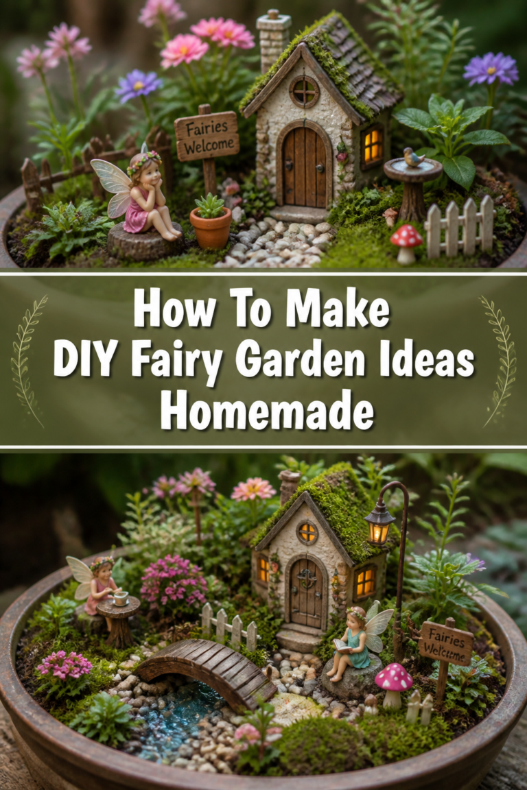✨ How To Make DIY Fairy Garden Ideas Homemade