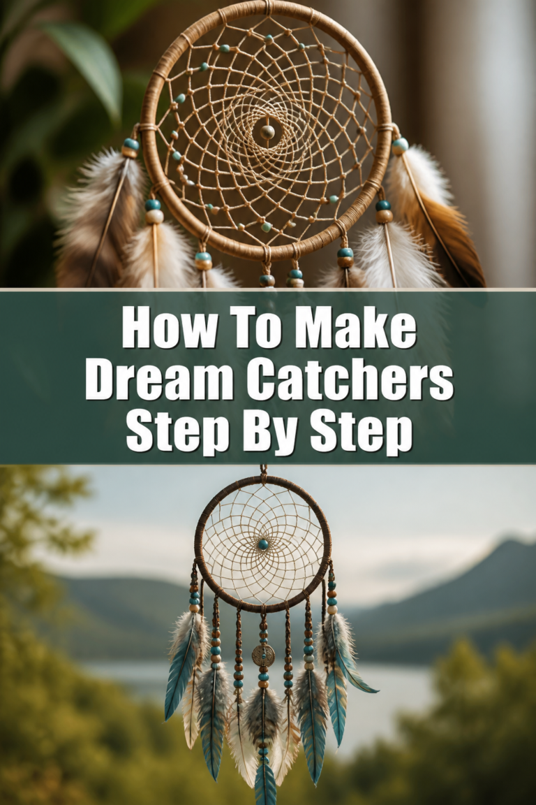 ✨ How To Make Dream Catchers Step By Step