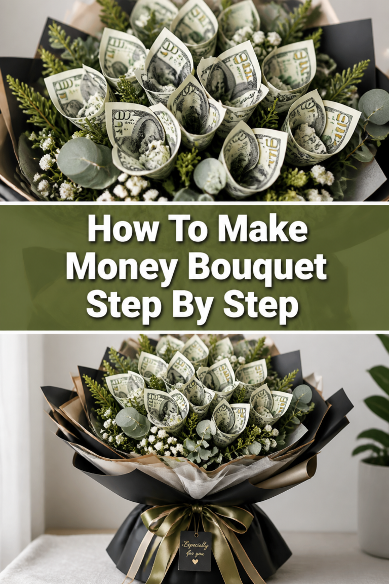 💐 How To Make Money Bouquet Step By Step