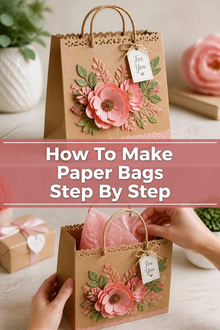 🛍️ How To Make Paper Bags Step By Step