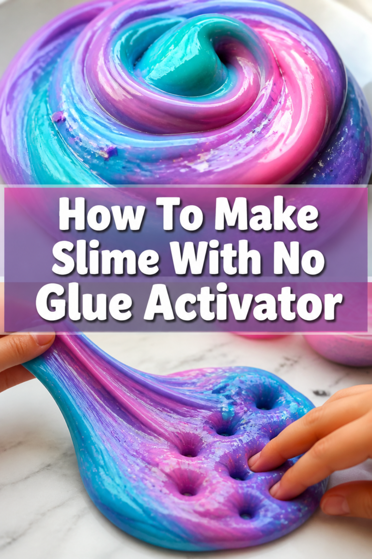 🔥 How To Make Slime With No Glue Activator