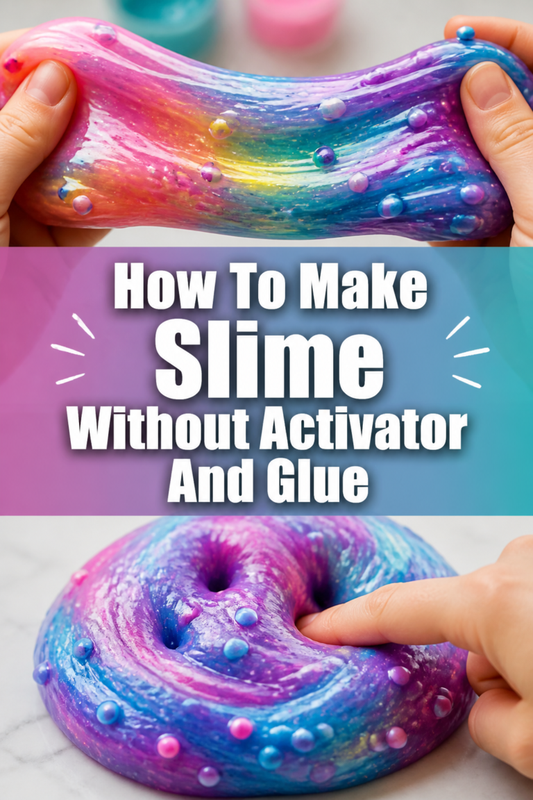 🥣 How To Make Slime Without Activator And Glue
