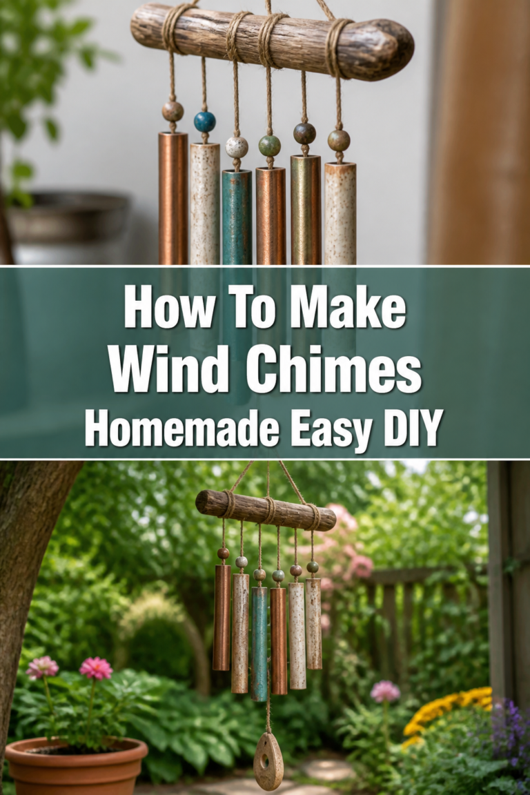 🎐 How To Make Wind Chimes Homemade Easy DIY