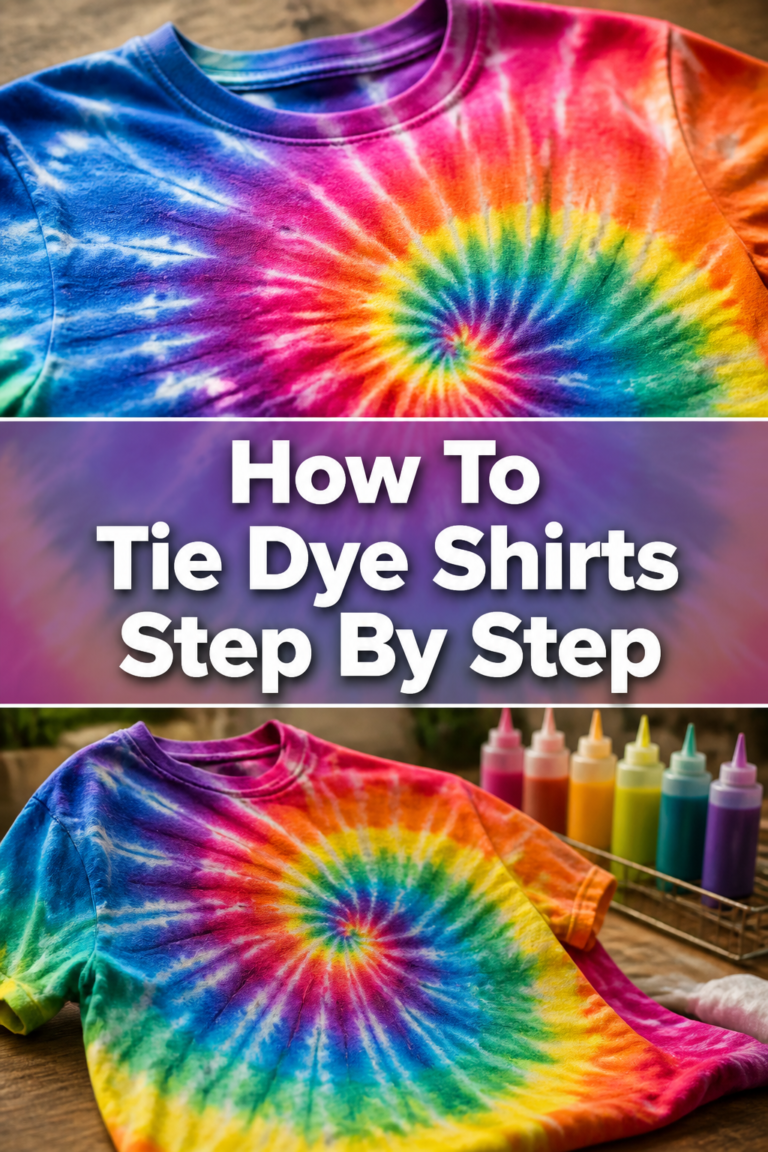 🎨 How To Tie Dye Shirts Step By Step