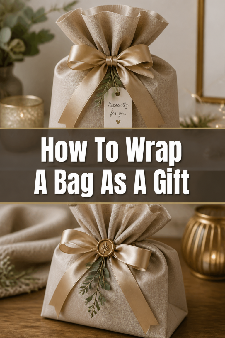 🌟 How To Wrap A Bag As A Gift