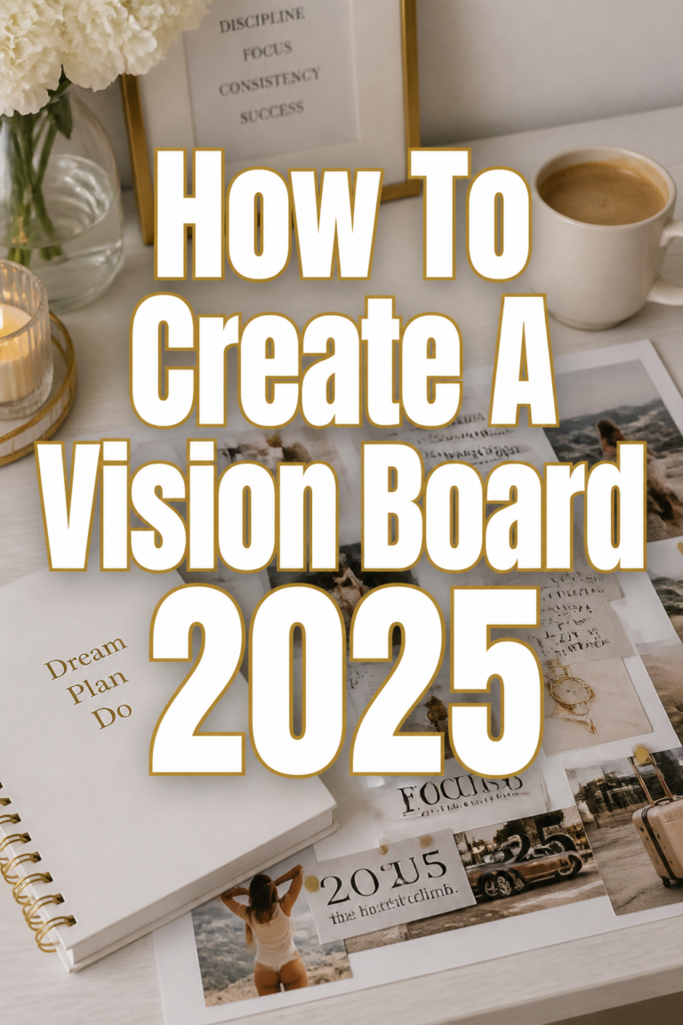 🗓️ How To Create A Vision Board 2025