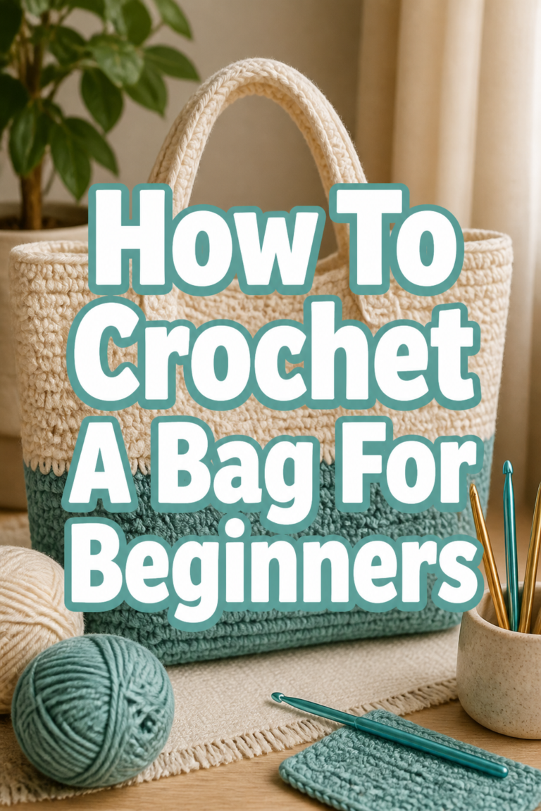 🧶 How To Crochet A Bag For Beginners