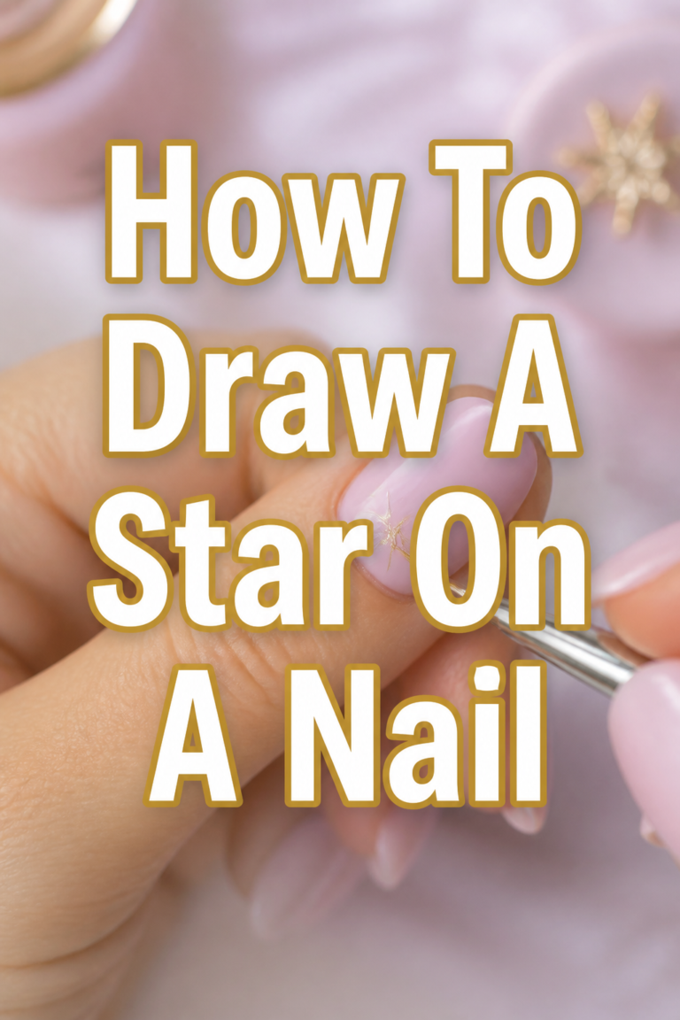 📌 How To Draw A Star On A Nail