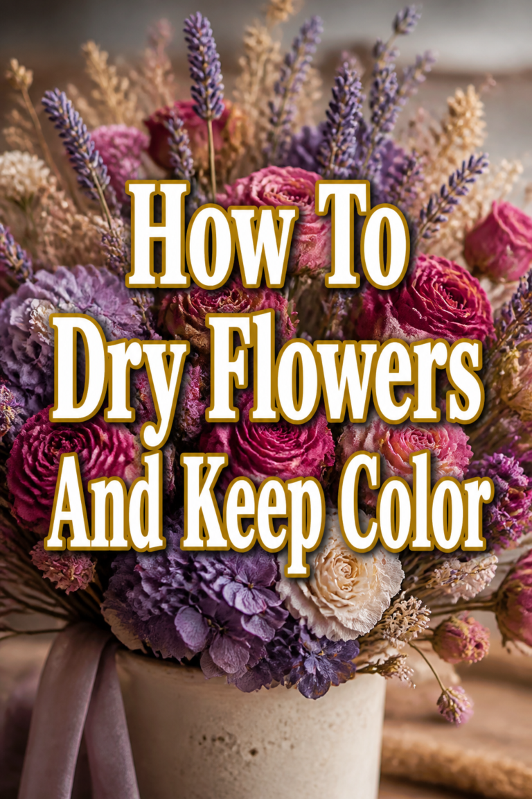 🌸 How To Dry Flowers And Keep Color