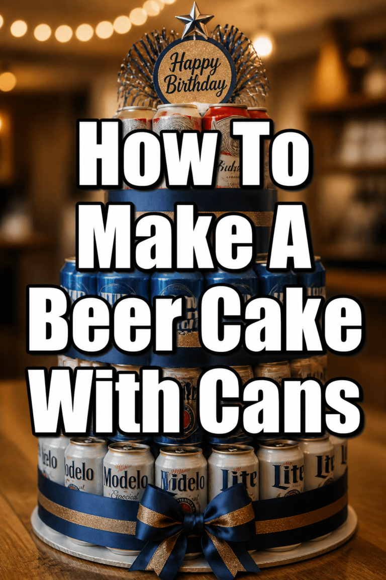 🍺 How To Make A Beer Cake With Cans