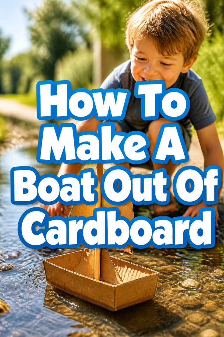 🛶 How To Make A Boat Out Of Cardboard
