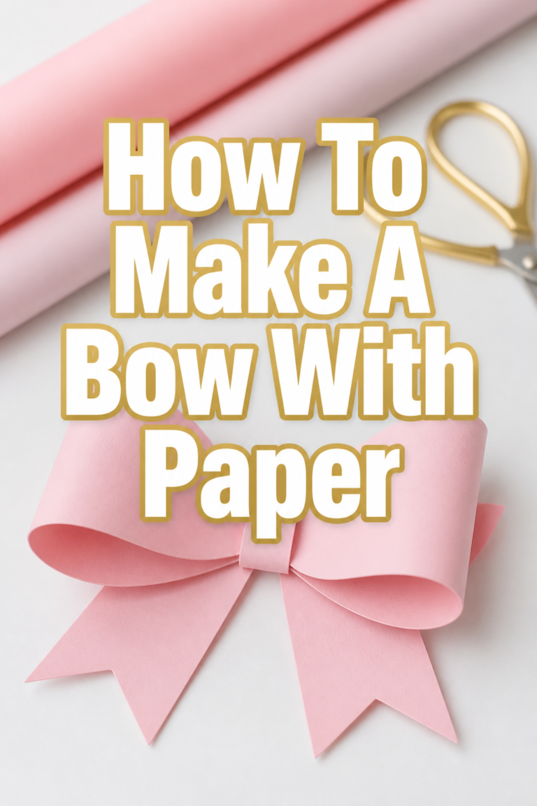 🎀 How To Make A Bow With Paper