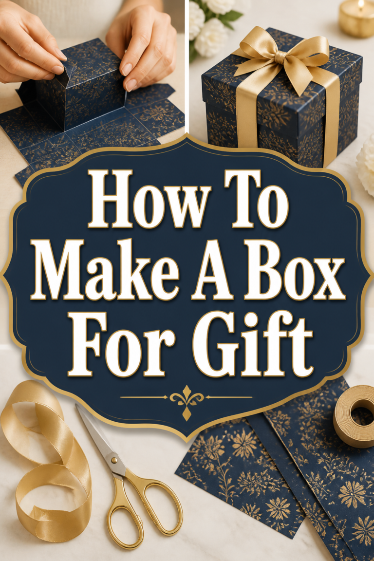 🎁 How To Make A Box For Gift