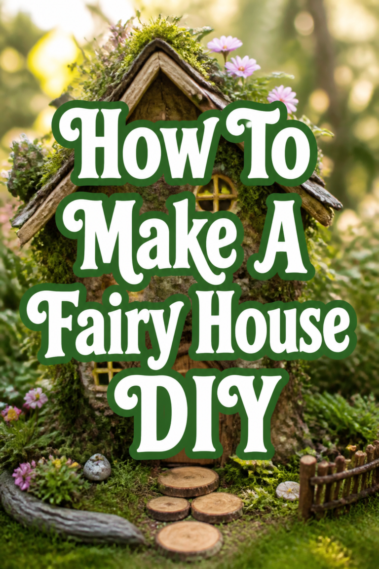 ⭐ How To Make A Fairy House DIY