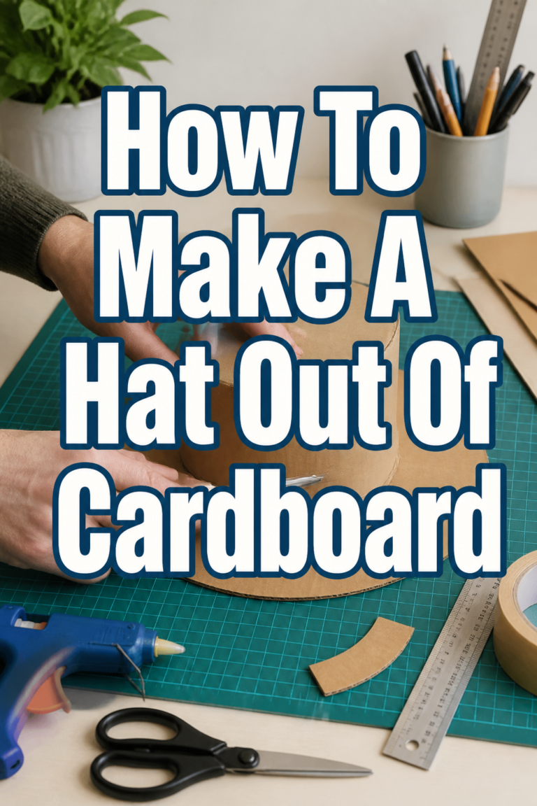 🎩 How To Make A Hat Out Of Cardboard