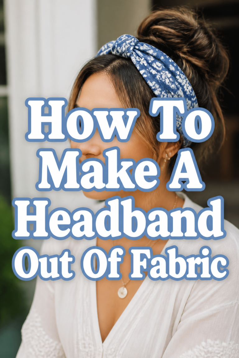 🧵 How To Make A Headband Out Of Fabric
