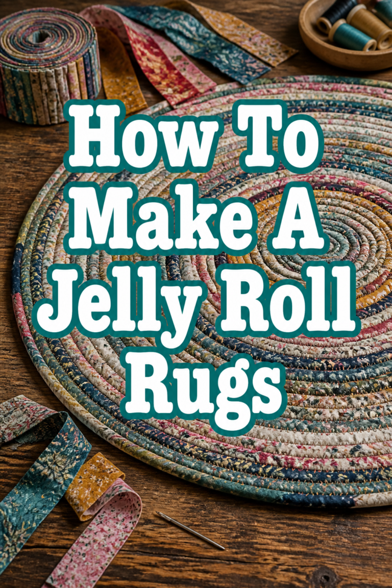 🧵 How To Make A Jelly Roll Rugs
