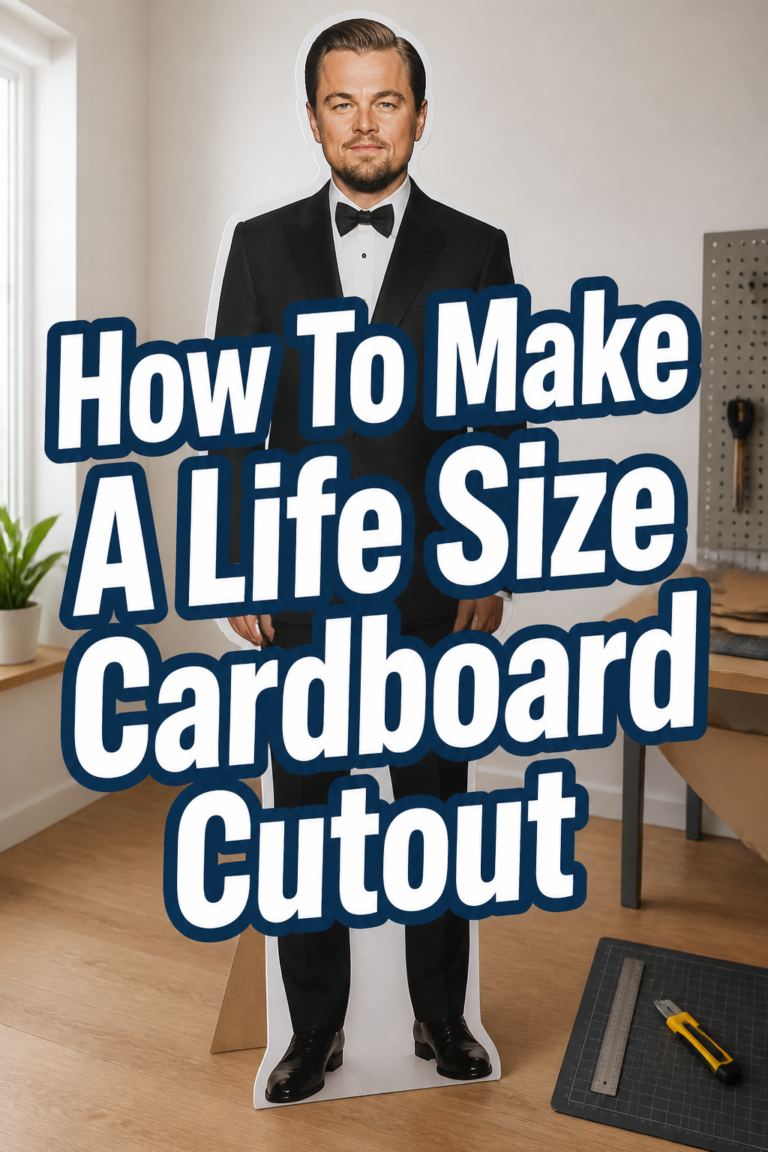 ✂️ How To Make A Life Size Cardboard Cutout