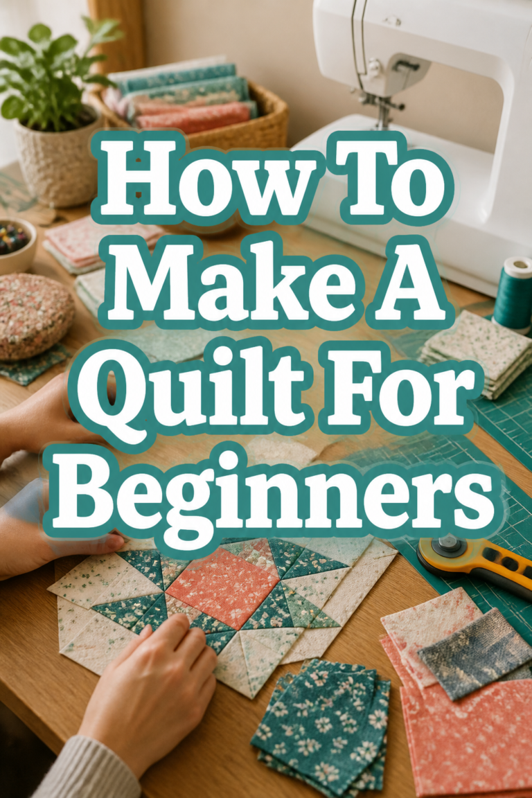 🧵 How To Make A Quilt For Beginners