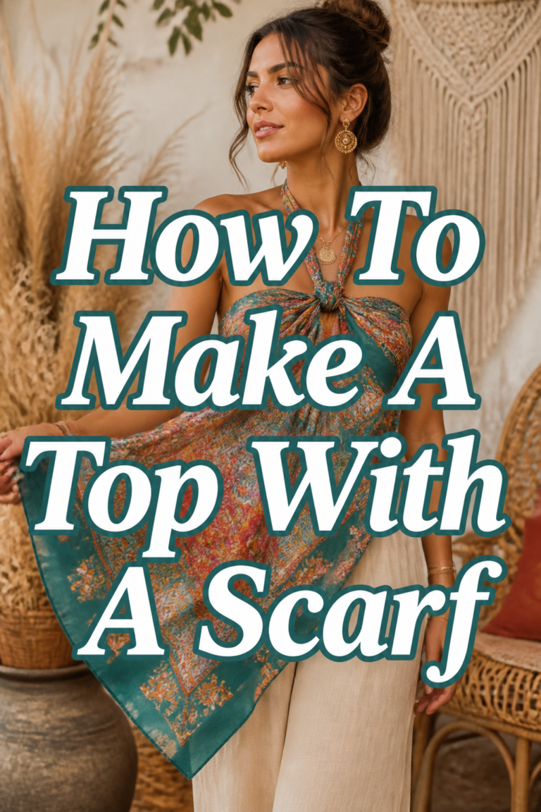 👚 How To Make A Top With A Scarf
