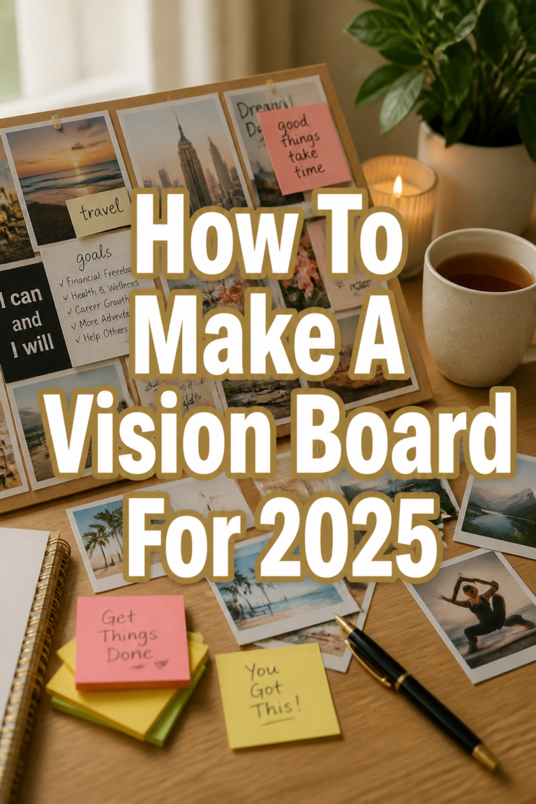 ✨ How To Make A Vision Board For 2025