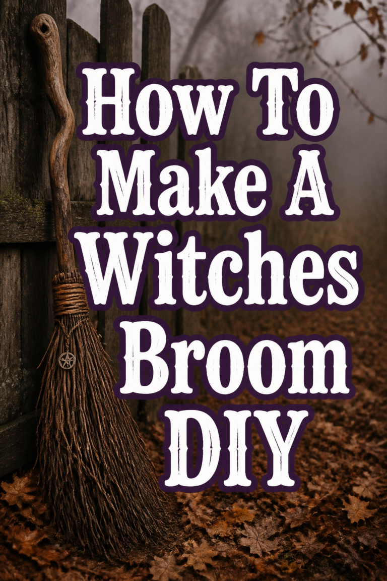 🧹 How To Make A Witches Broom DIY