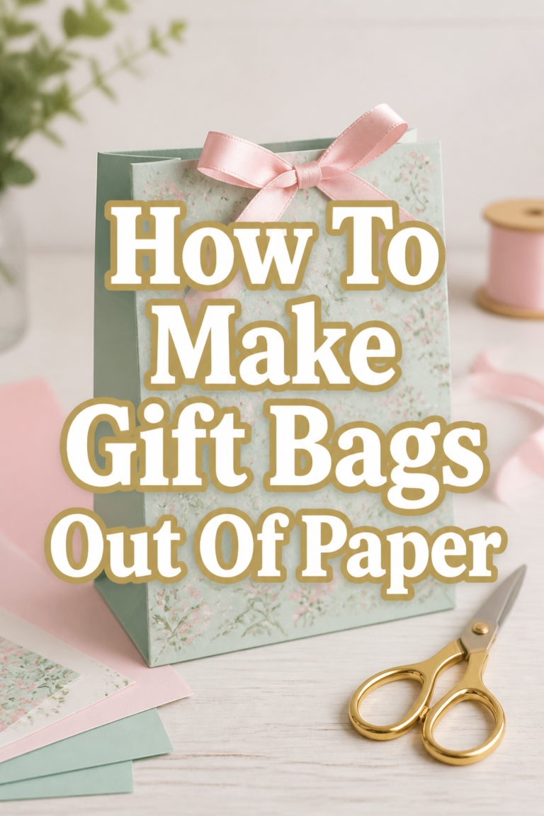 🎁 How To Make Gift Bags Out Of Paper