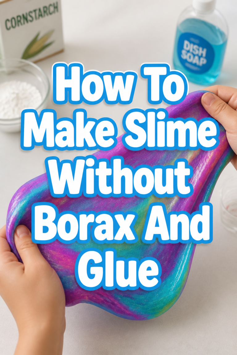 ✨ How To Make Slime Without Borax And Glue