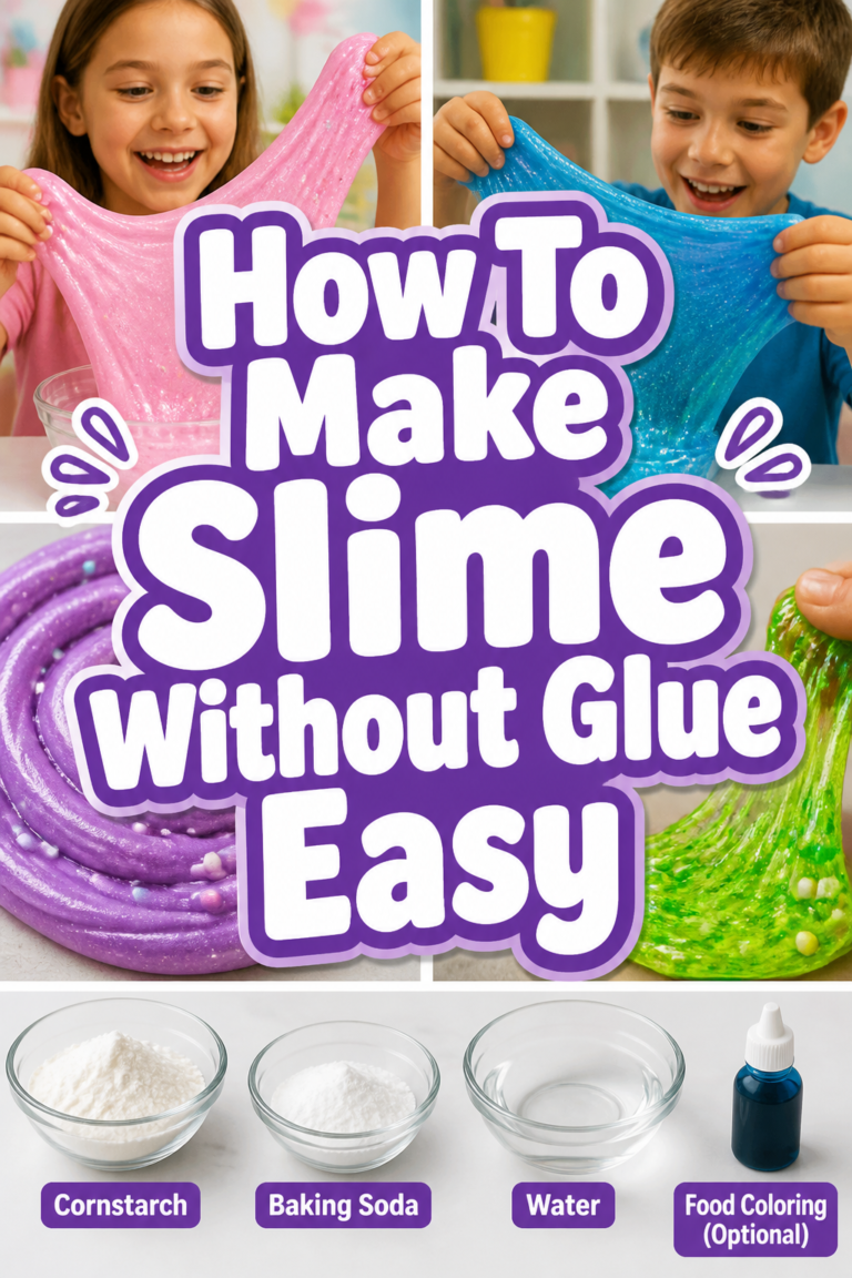 ✨ How To Make Slime Without Glue Easy