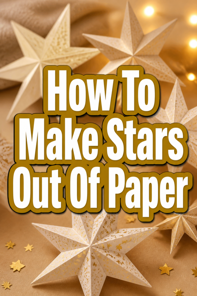 ✨ How To Make Stars Out Of Paper