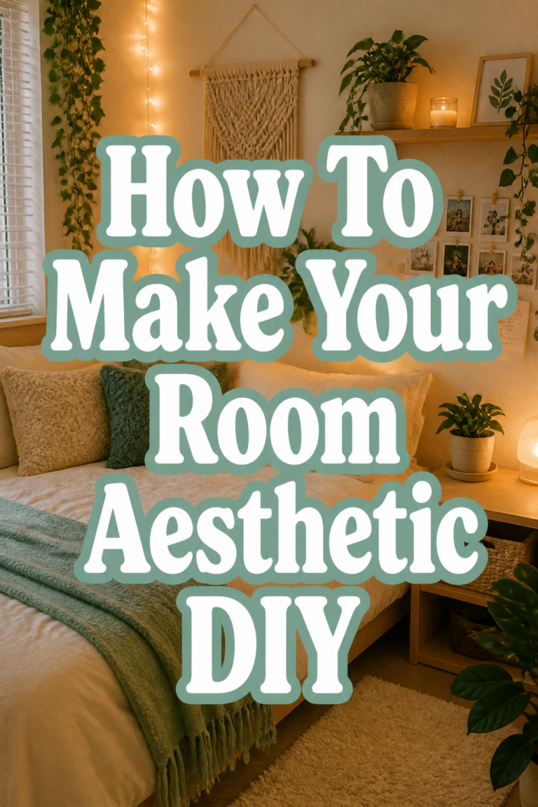 ✨ How To Make Your Room Aesthetic DIY