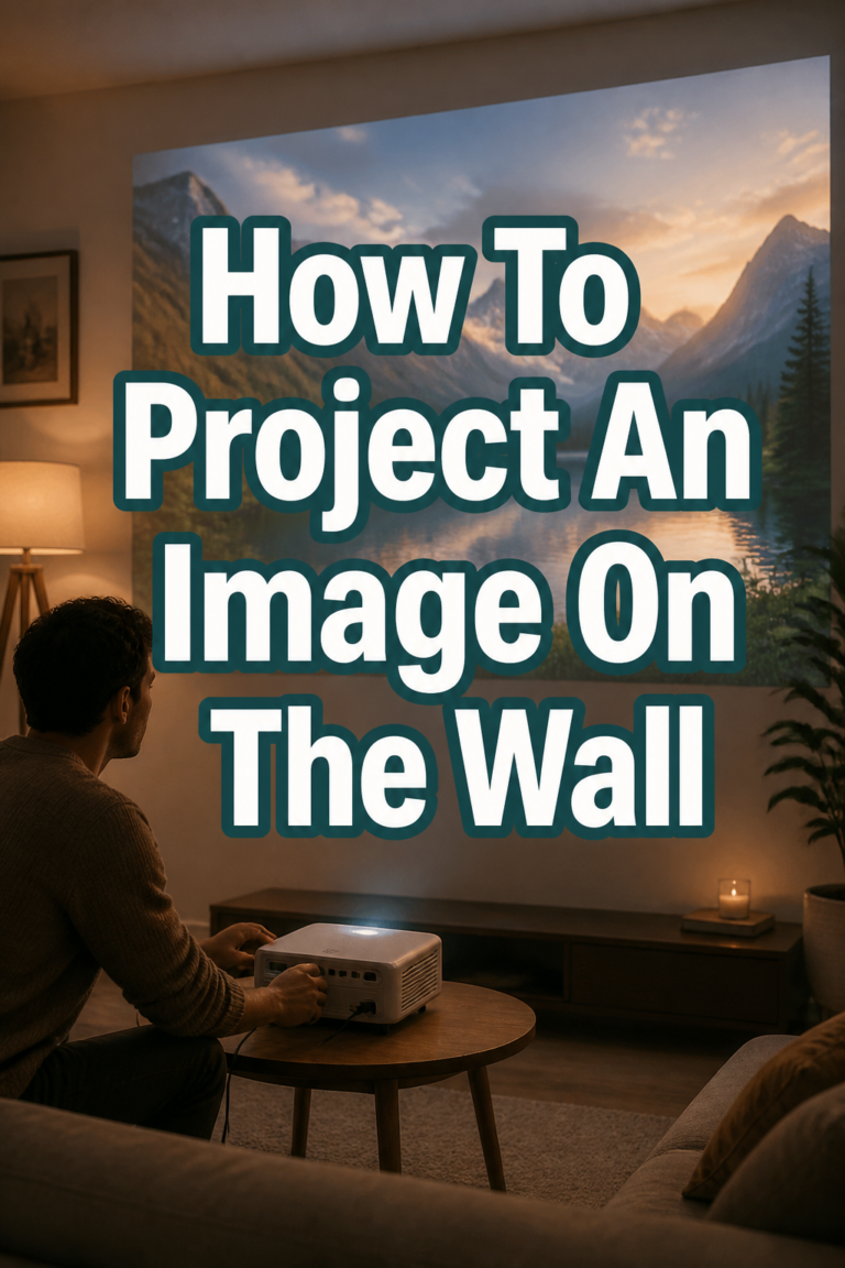 🖼️ How To Project An Image On The Wall
