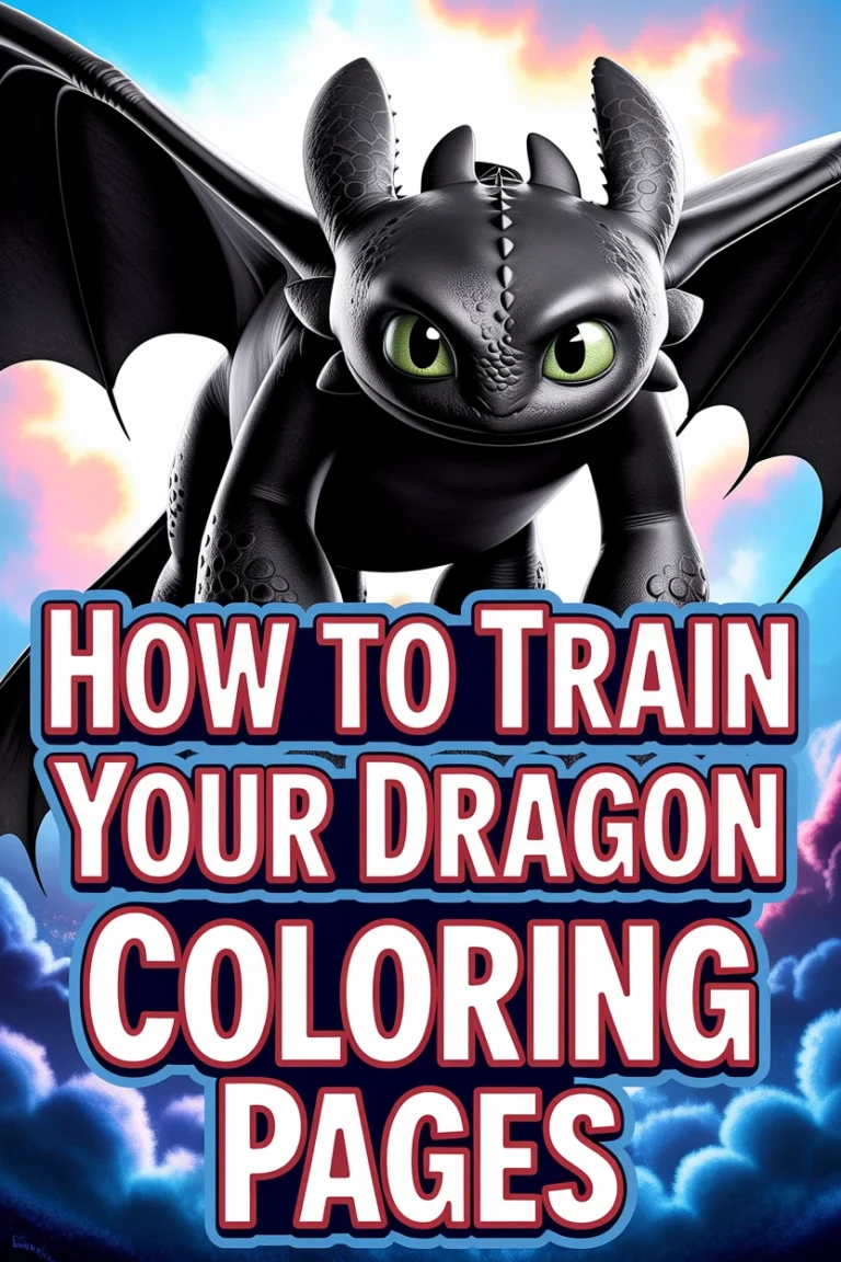 🐉 How To Train Your Dragon Coloring Pages