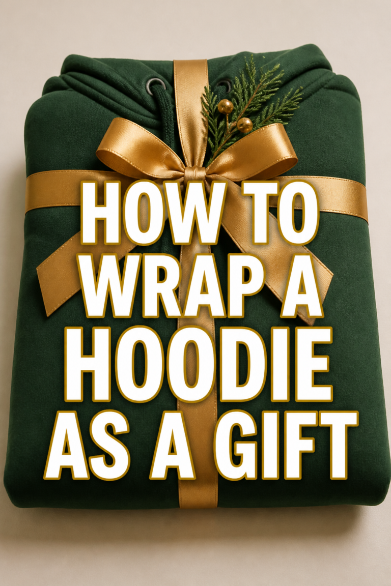 🎁 How To Wrap A Hoodie As A Gift